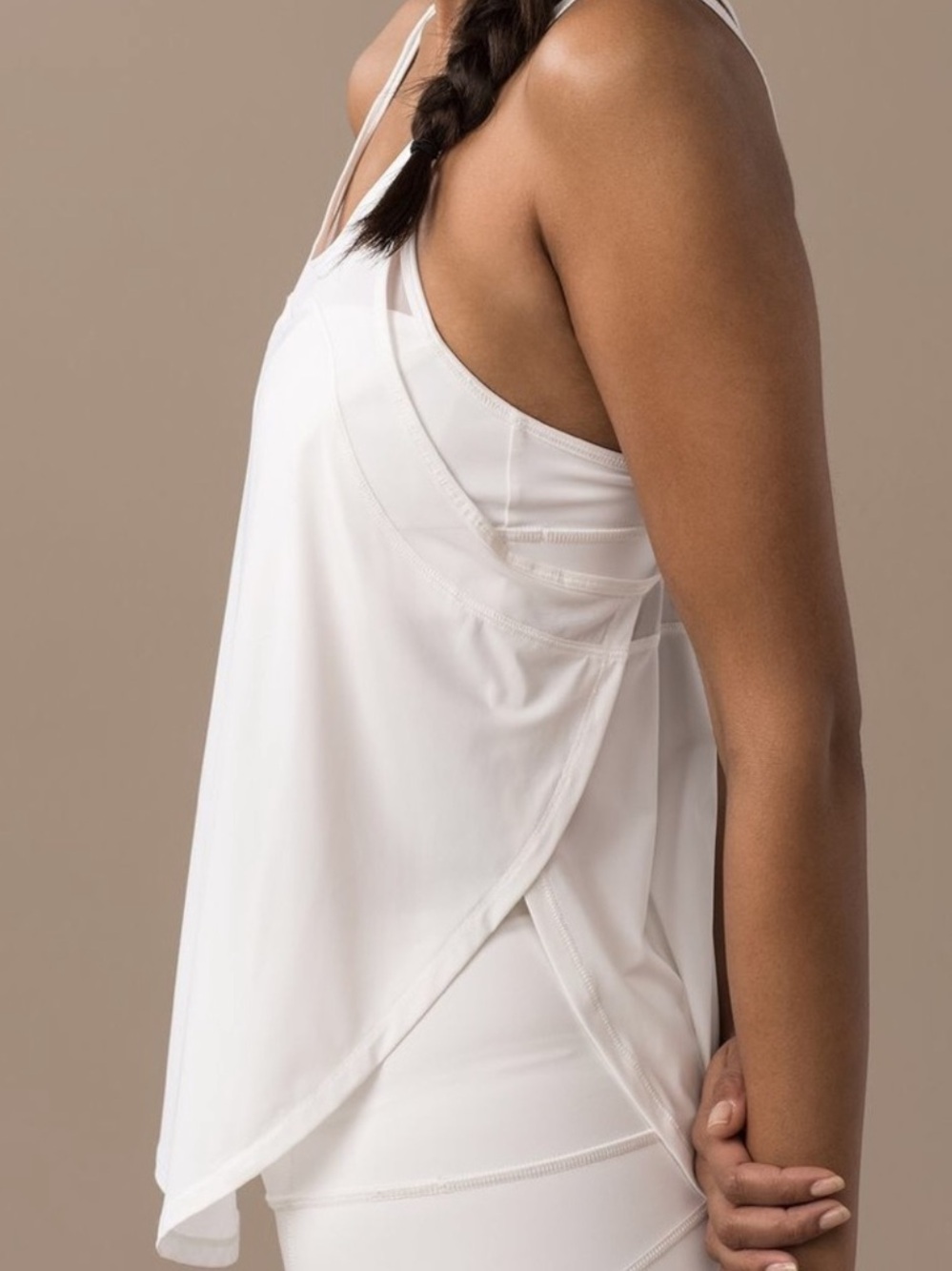 Pristine excellent Lululemon anew singlet in white Size: 6 - Picture 3 of 10